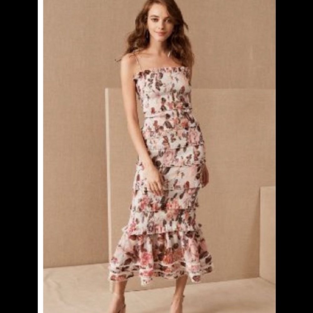 V. Chapman geranium dress. Size 4. NWT